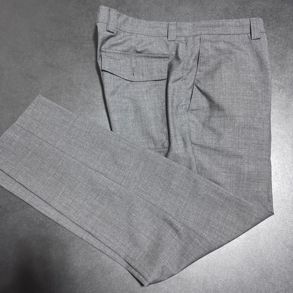 Brunello Cucinelli Trousers Mens 40 Gray Virgin Wool Leisure Fit Flat Front